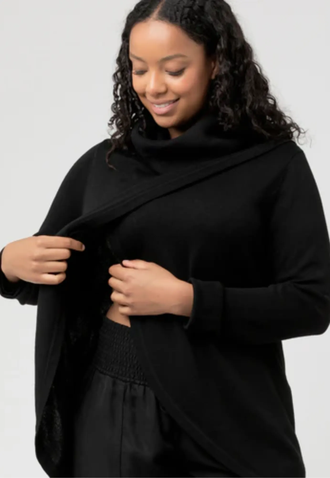 Cowl Neck Nursing Knit