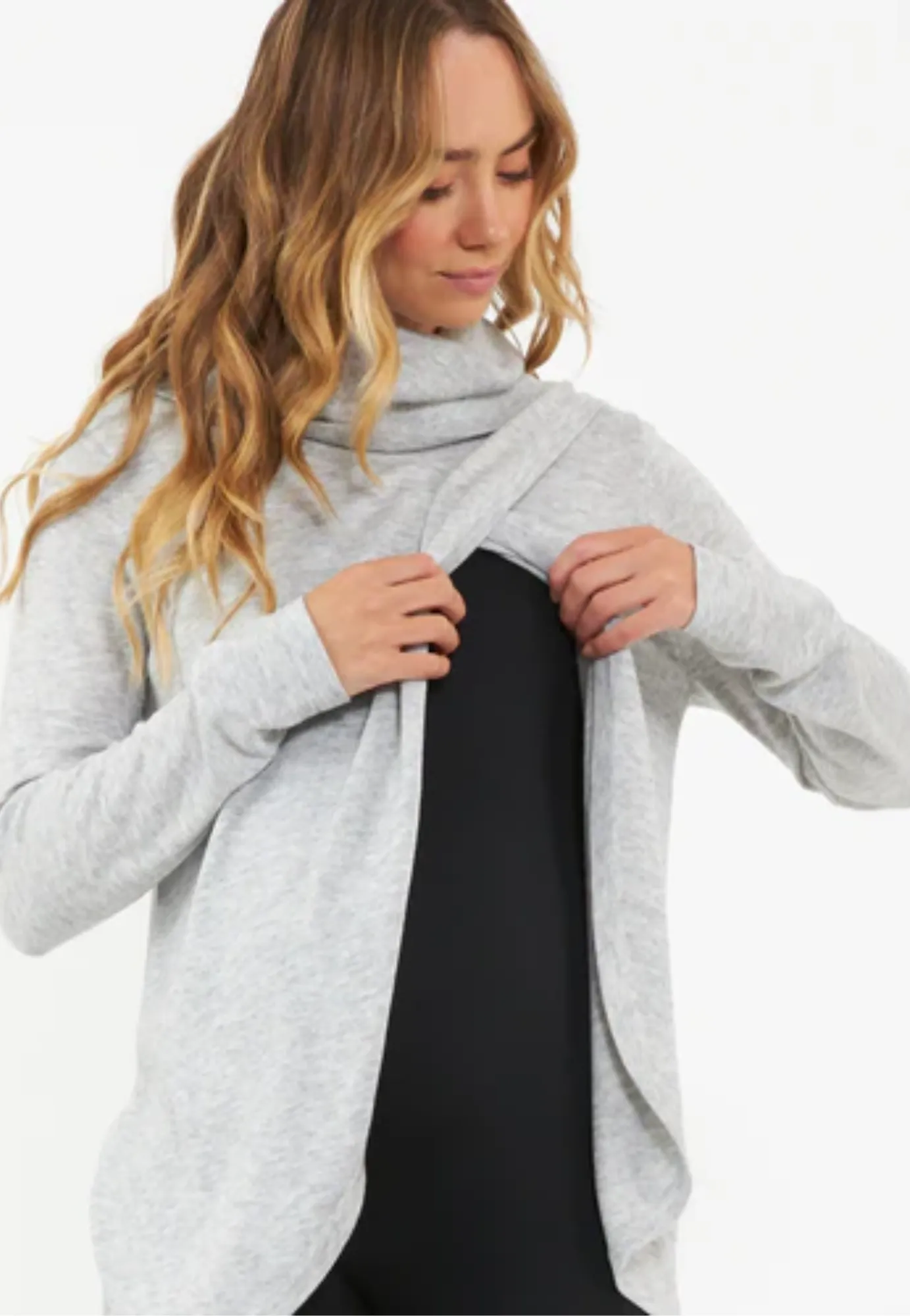 Cowl Neck Nursing Knit