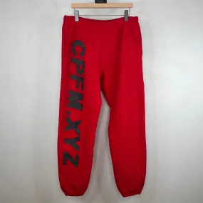 CPFM Red Sweatpants