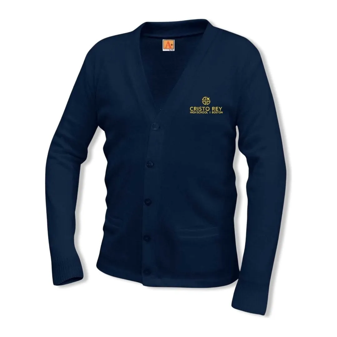 Cristo Rey HS - A   V-Neck Cardigan