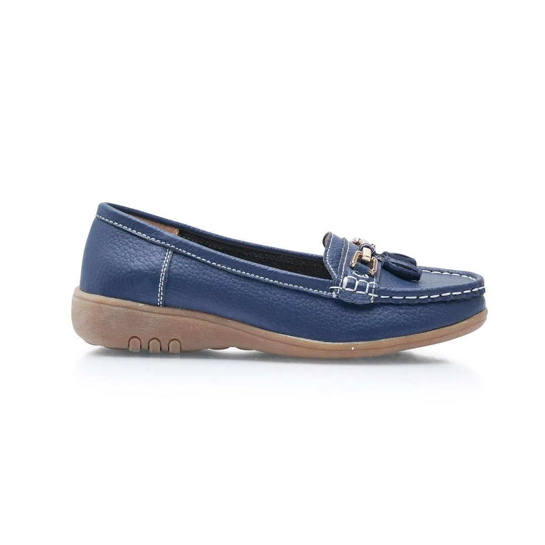 Cruise Wide Fit Women's Leather Flat Slip On Loafer