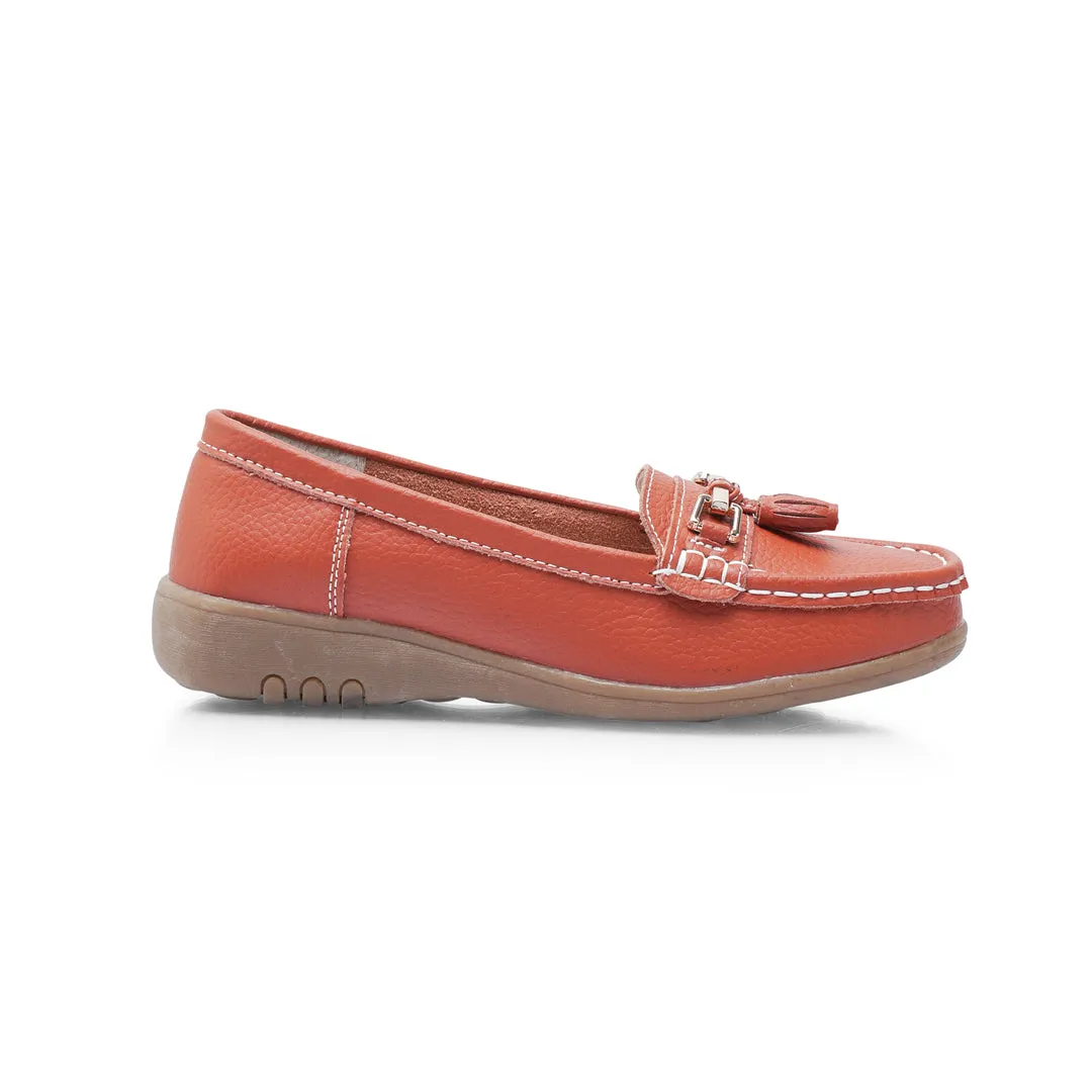 Cruise Wide Fit Women's Leather Flat Slip On Loafer