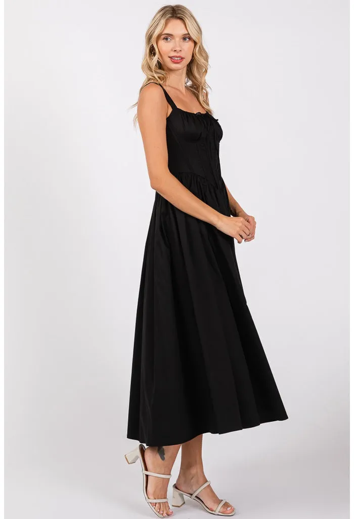 Daphne Maxi Dress-Black