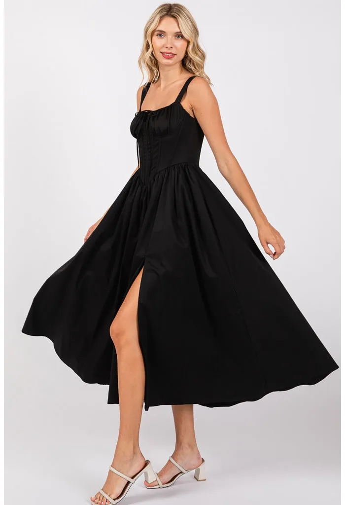 Daphne Maxi Dress-Black