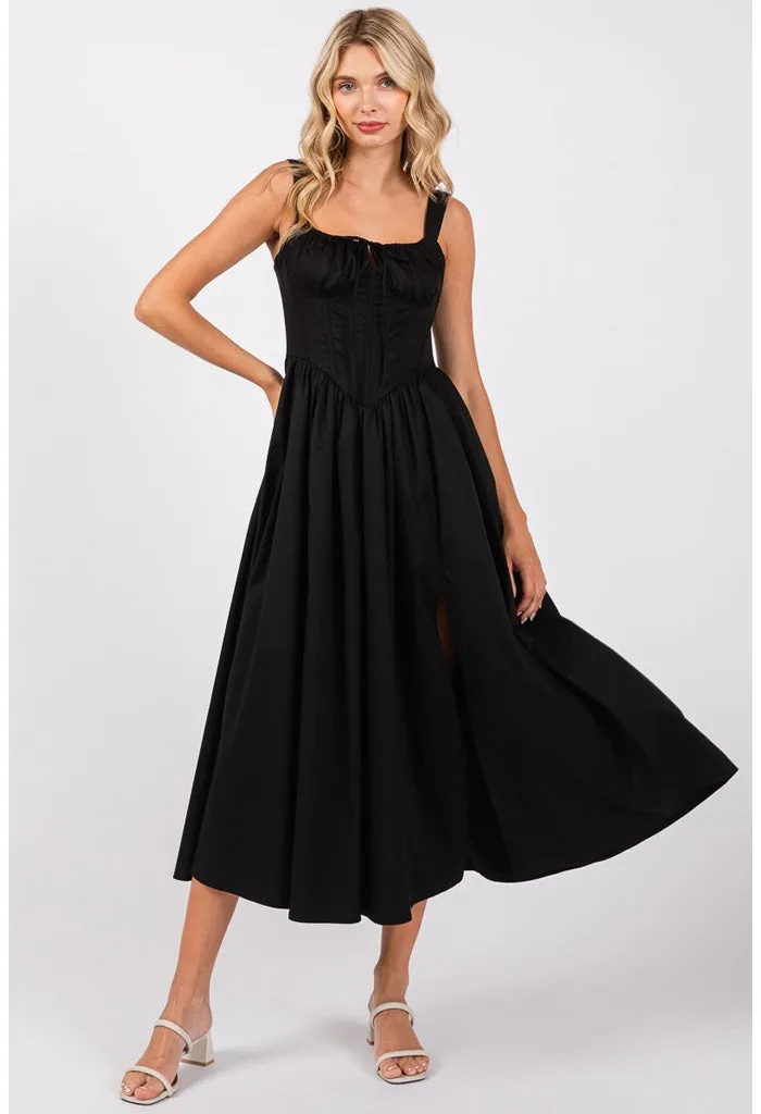 Daphne Maxi Dress-Black