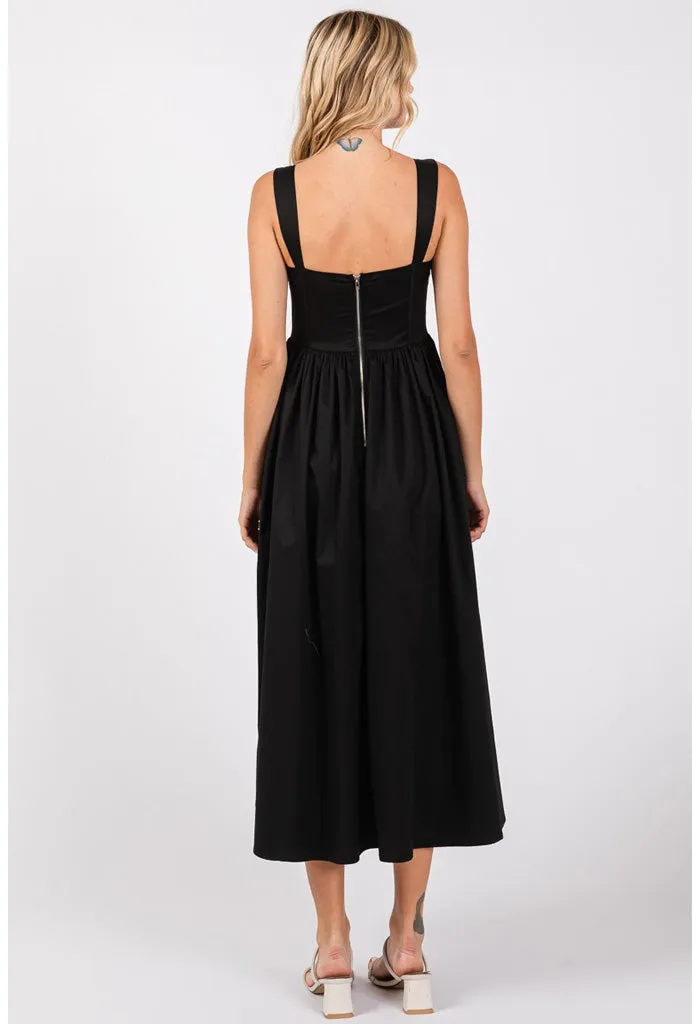 Daphne Maxi Dress-Black