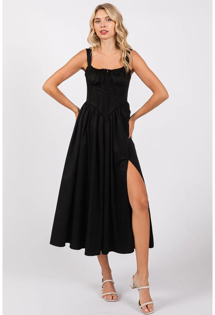 Daphne Maxi Dress-Black