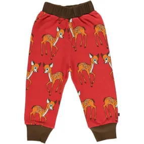 Deer Sweatpants (Red)