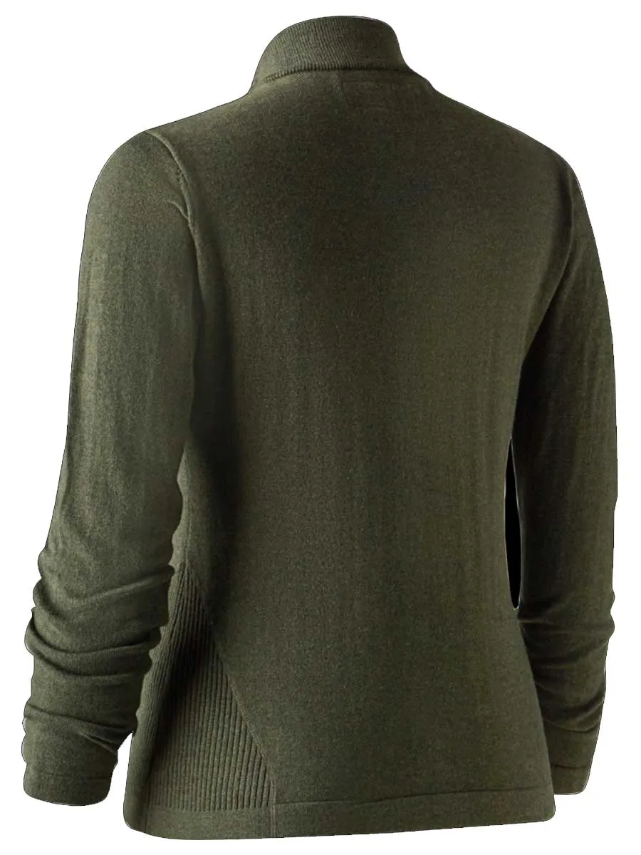 DEERHUNTER Lady Darlington Knit Cardigan - Green Melange