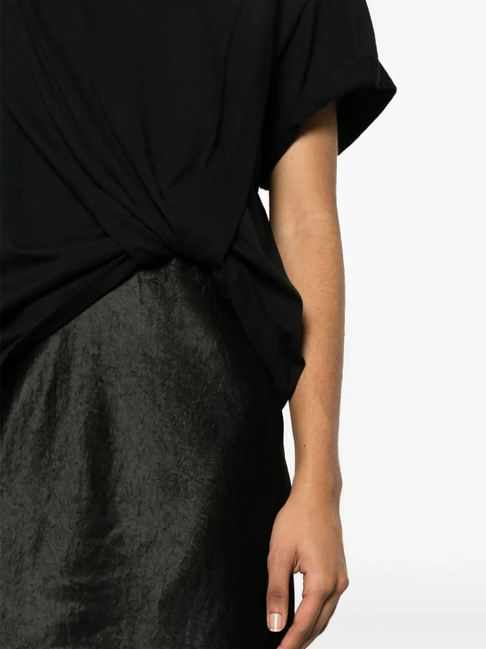 Draped T-Shirt Slip Combo Dress