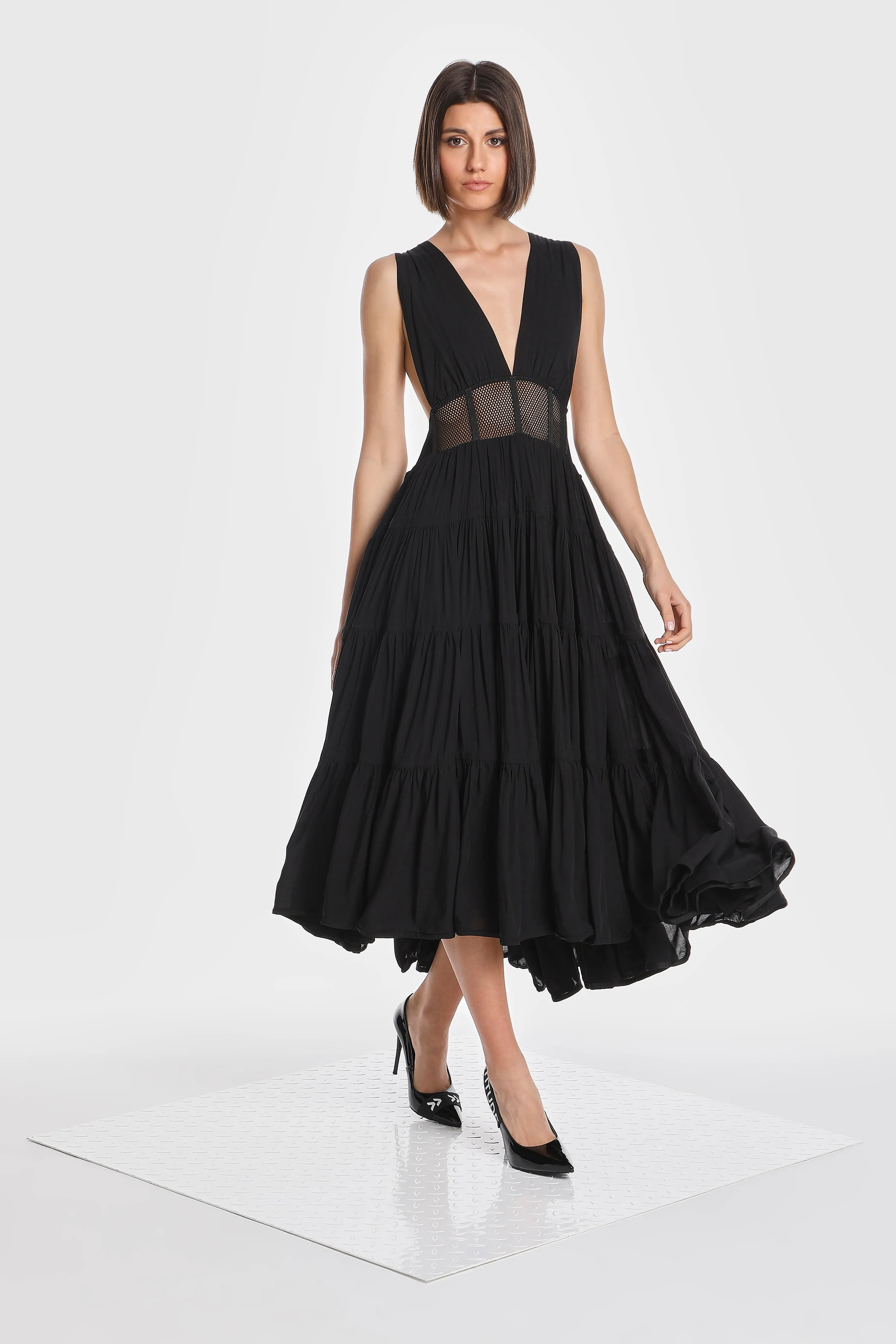 ELENI HALF CORSET DRESS