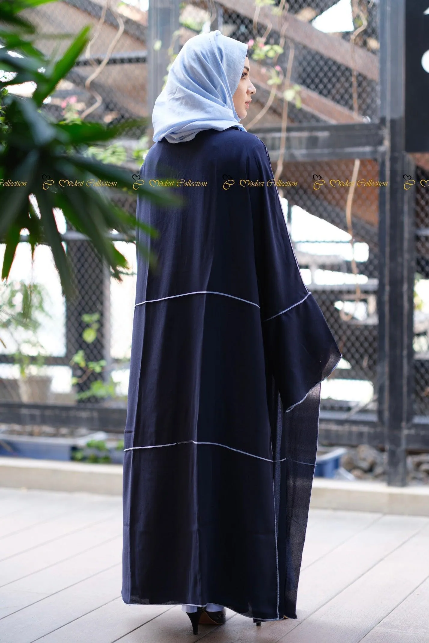 Emilia two piece Abaya with Shrug set