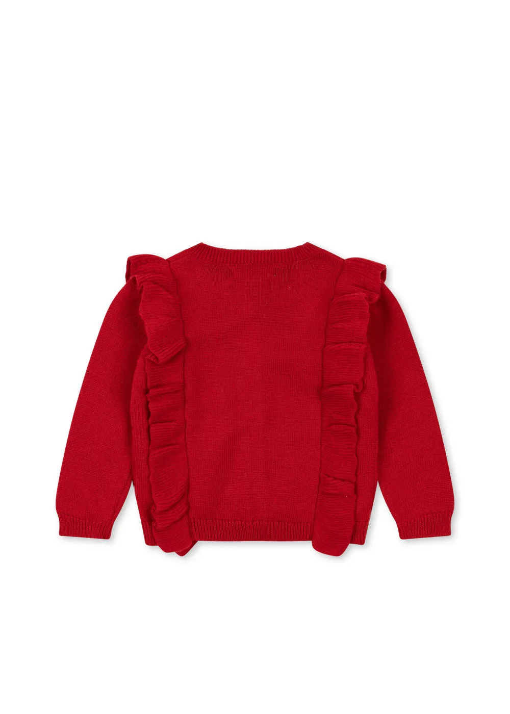 Fiol Frill Cardigan - Barbados Cherry