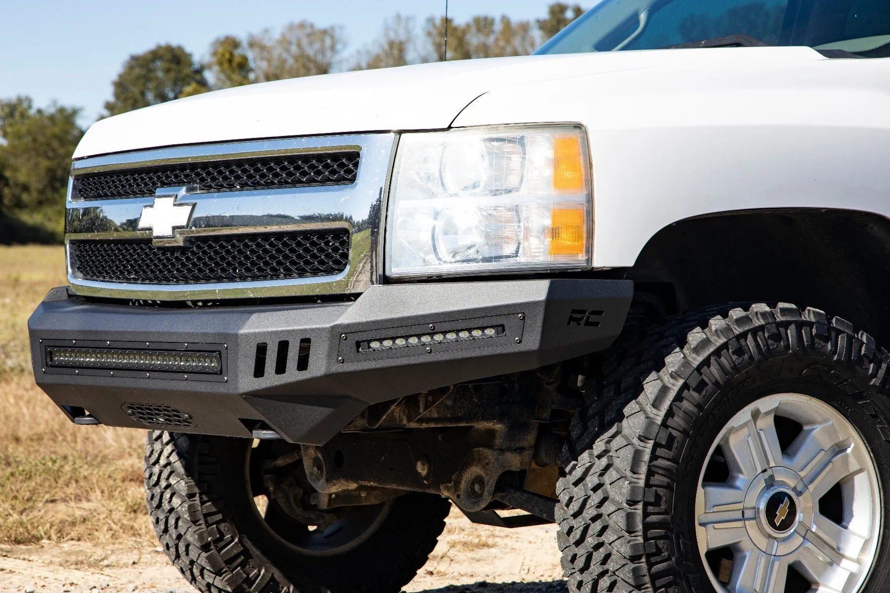 Front High Clearance Bumper | BLK LEDs | Chevy Silverado 1500 | 2007-2013