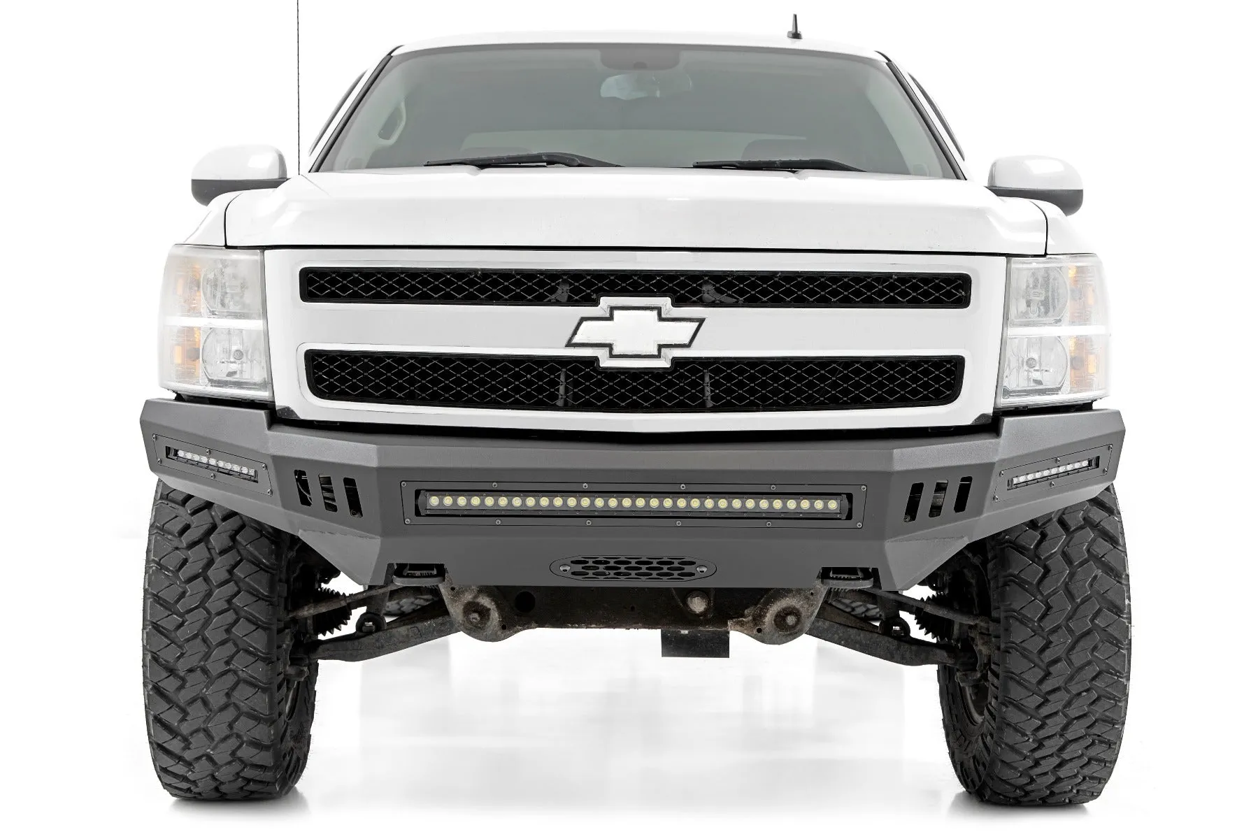 Front High Clearance Bumper | BLK LEDs | Chevy Silverado 1500 | 2007-2013