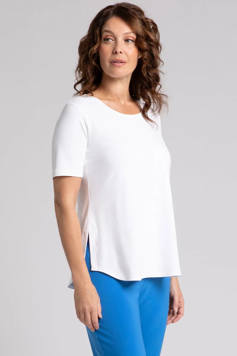 Go To Classic T Relax Short Sleeve | White