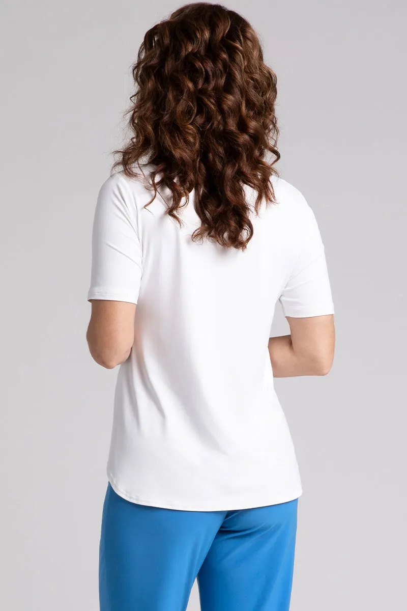 Go To Classic T Relax Short Sleeve | White