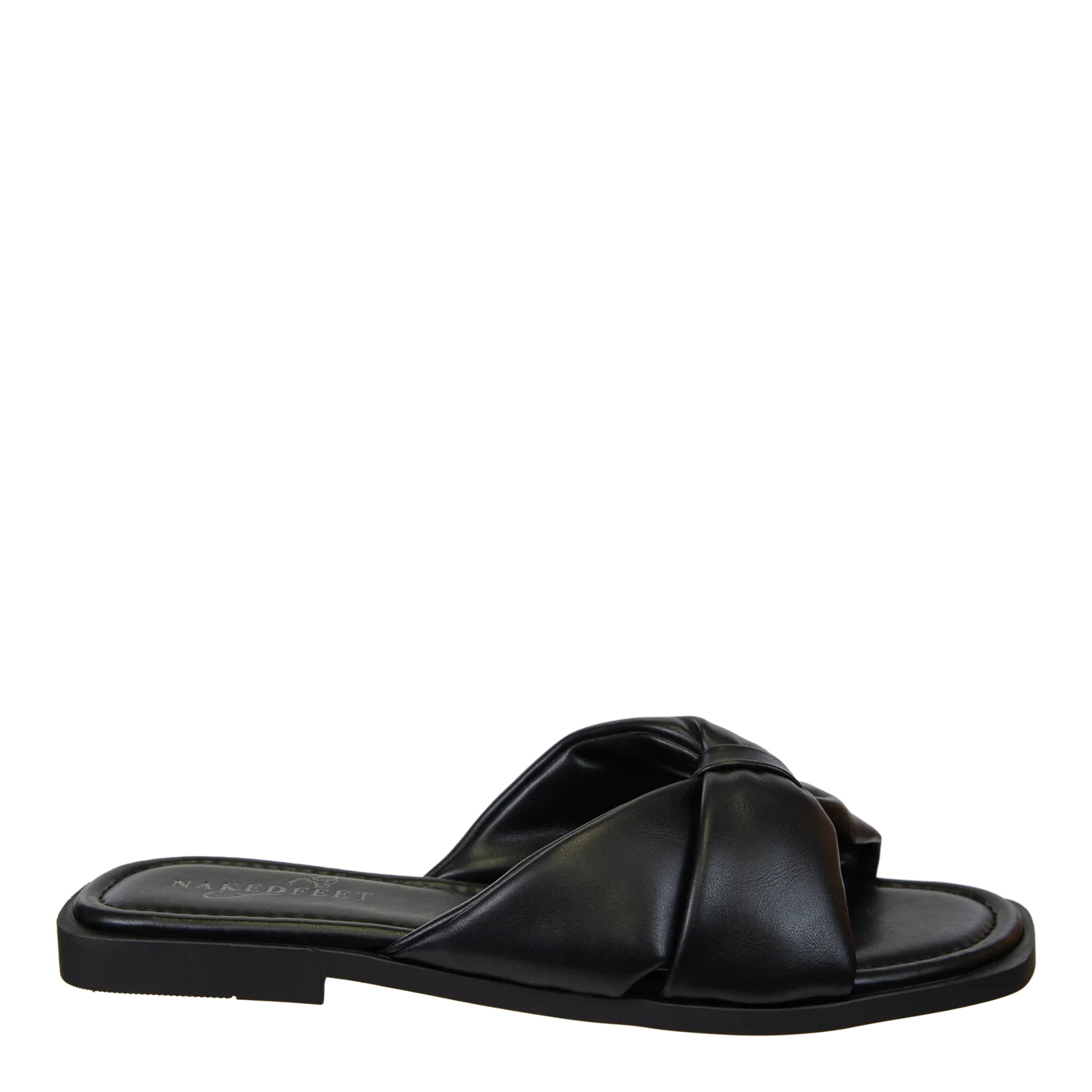 GOA in BLACK Flat Sandals