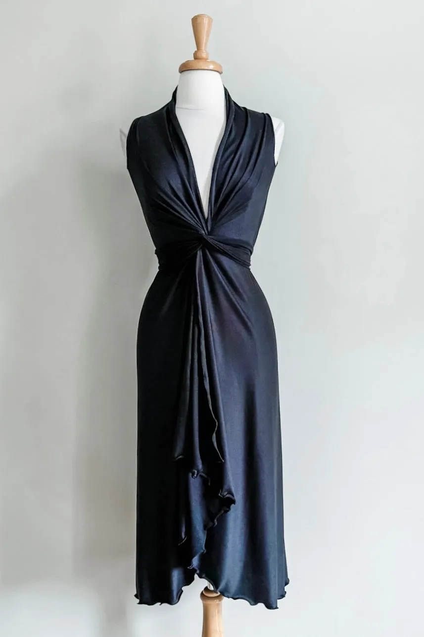 Goddess Long Dress | Brushed Venezia