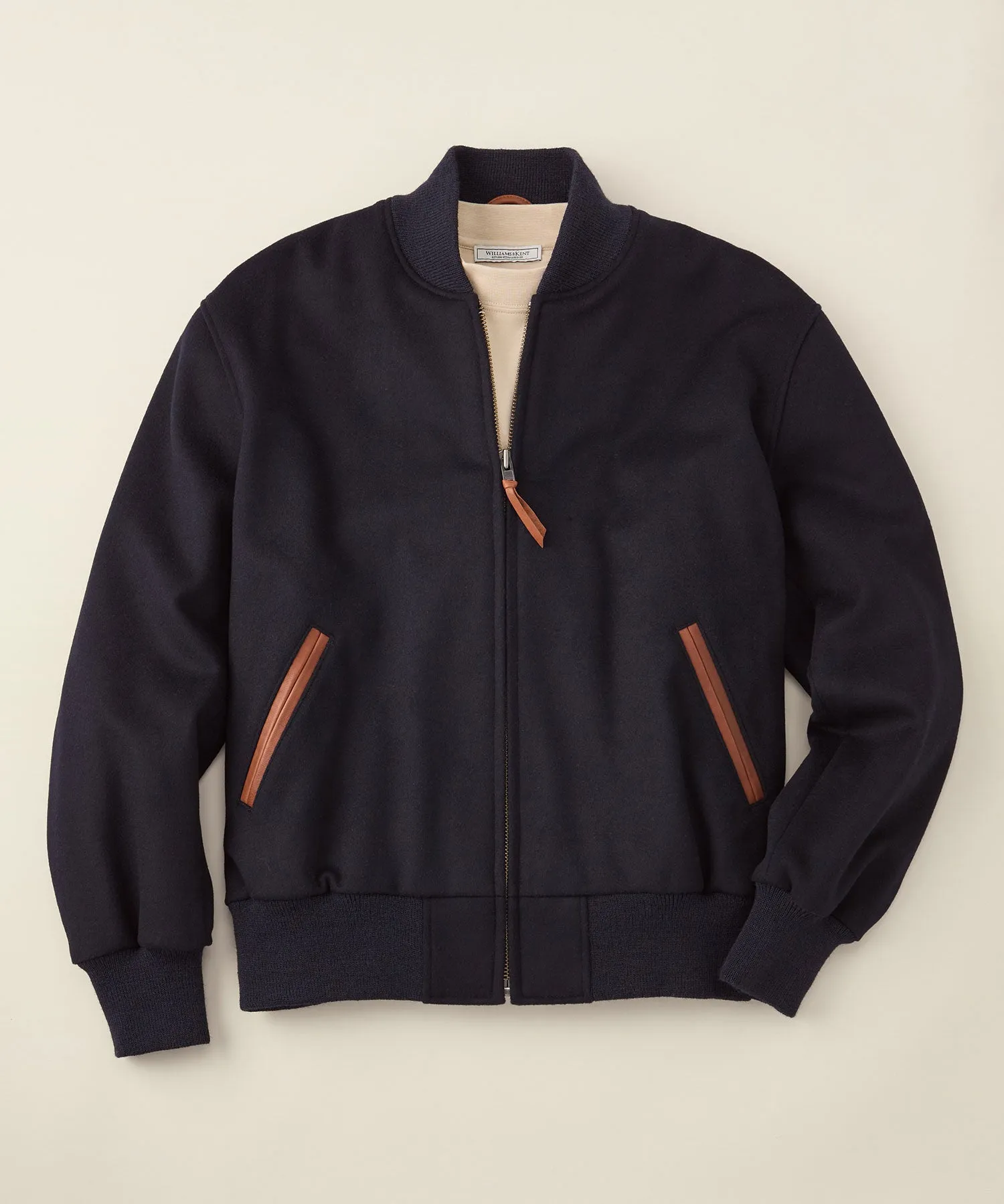 Golden Bear Jackson Navy Wool Varsity Jacket