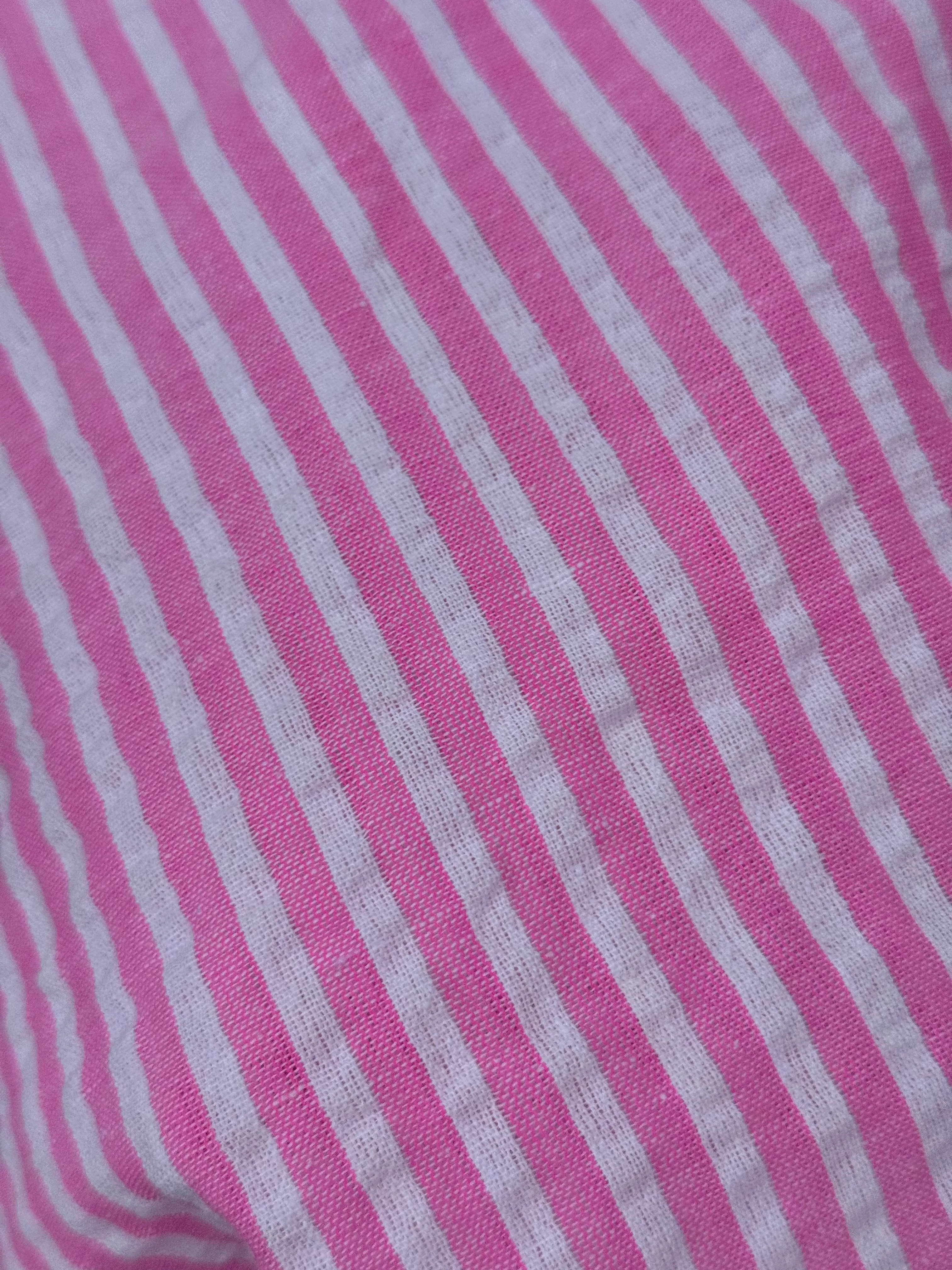 Grace and May Mini Dress Pink Stripe