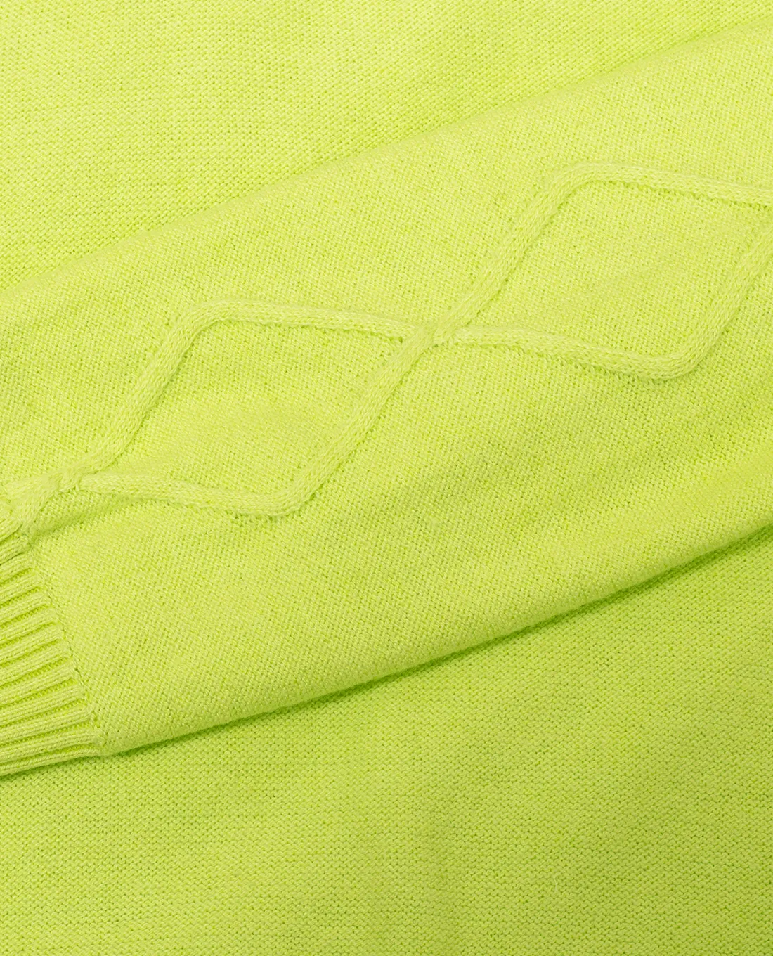 GREEN LAMB Mirissa Windstopper Lined Half Zip Sweater 050 Soft Lime