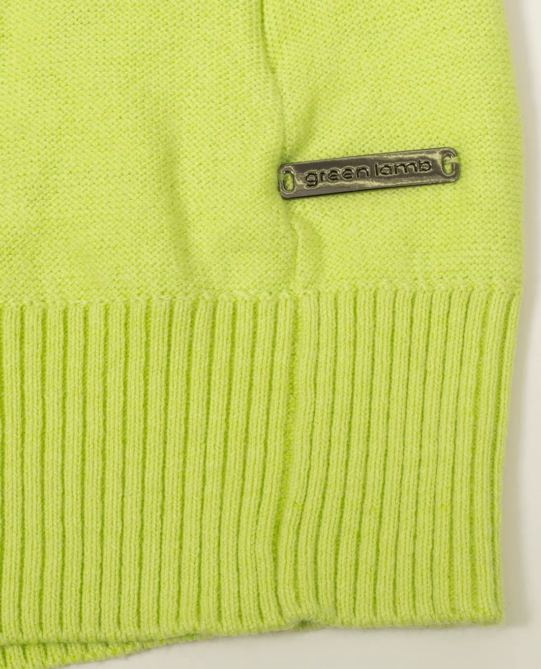 GREEN LAMB Mirissa Windstopper Lined Half Zip Sweater 050 Soft Lime