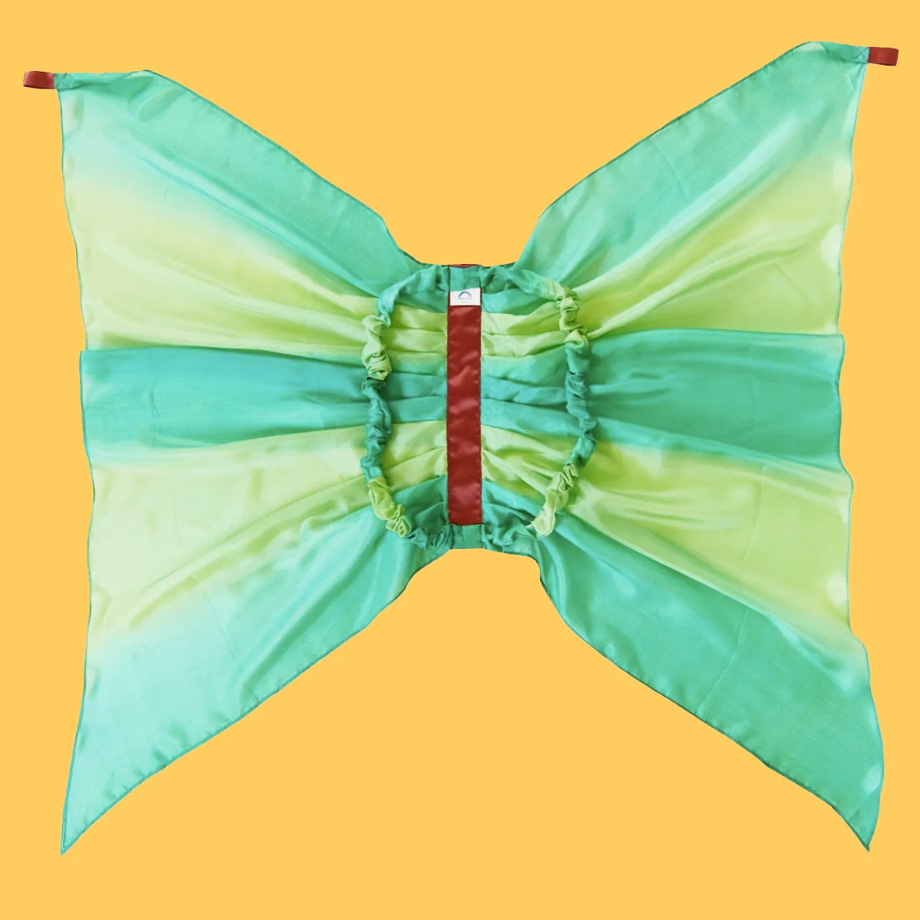 Green Silk Dress Up Wings