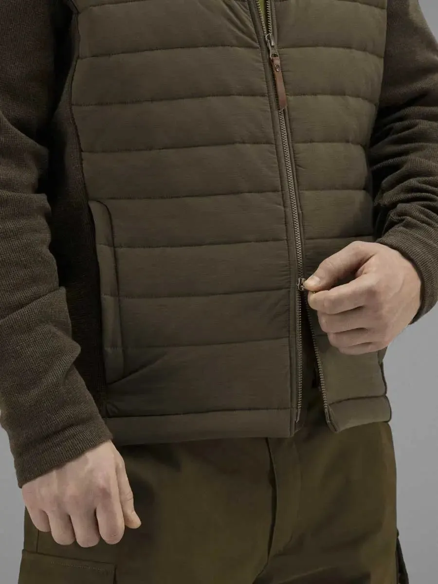 HARKILA Retrieve Insulated Cardigan - Mens - Dark Warm olive