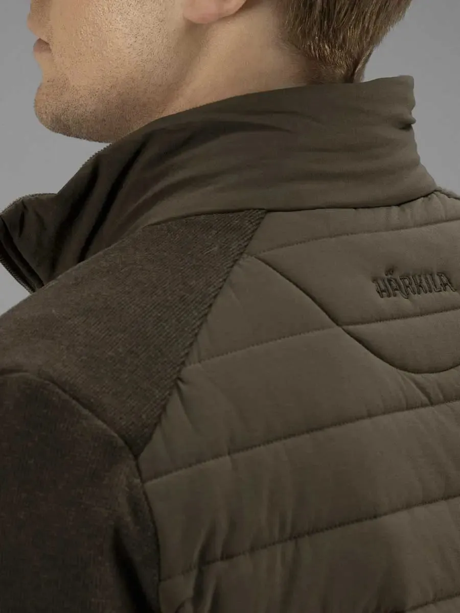 HARKILA Retrieve Insulated Cardigan - Mens - Dark Warm olive