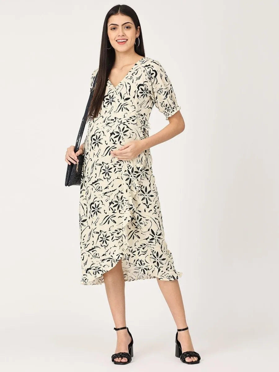 Hay Blossom Maternity and Nursing Dress