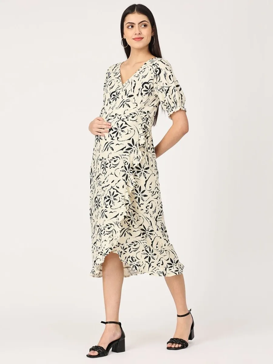 Hay Blossom Maternity and Nursing Dress