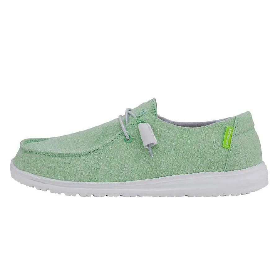 'Hey Dude' Women's Wendy Linen - Summer Green