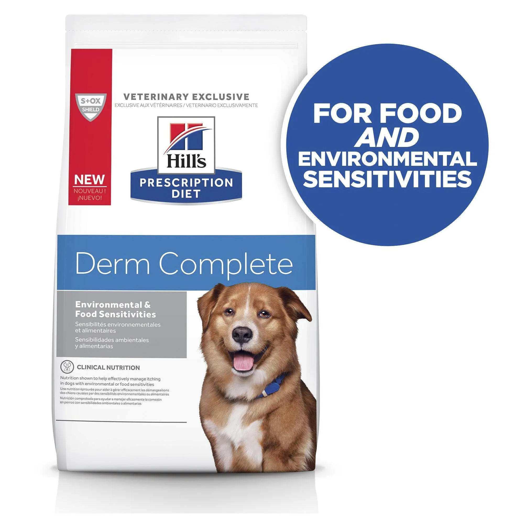 Hills Prescription Diet Dog Derm Complete Dry Food 2.94kg