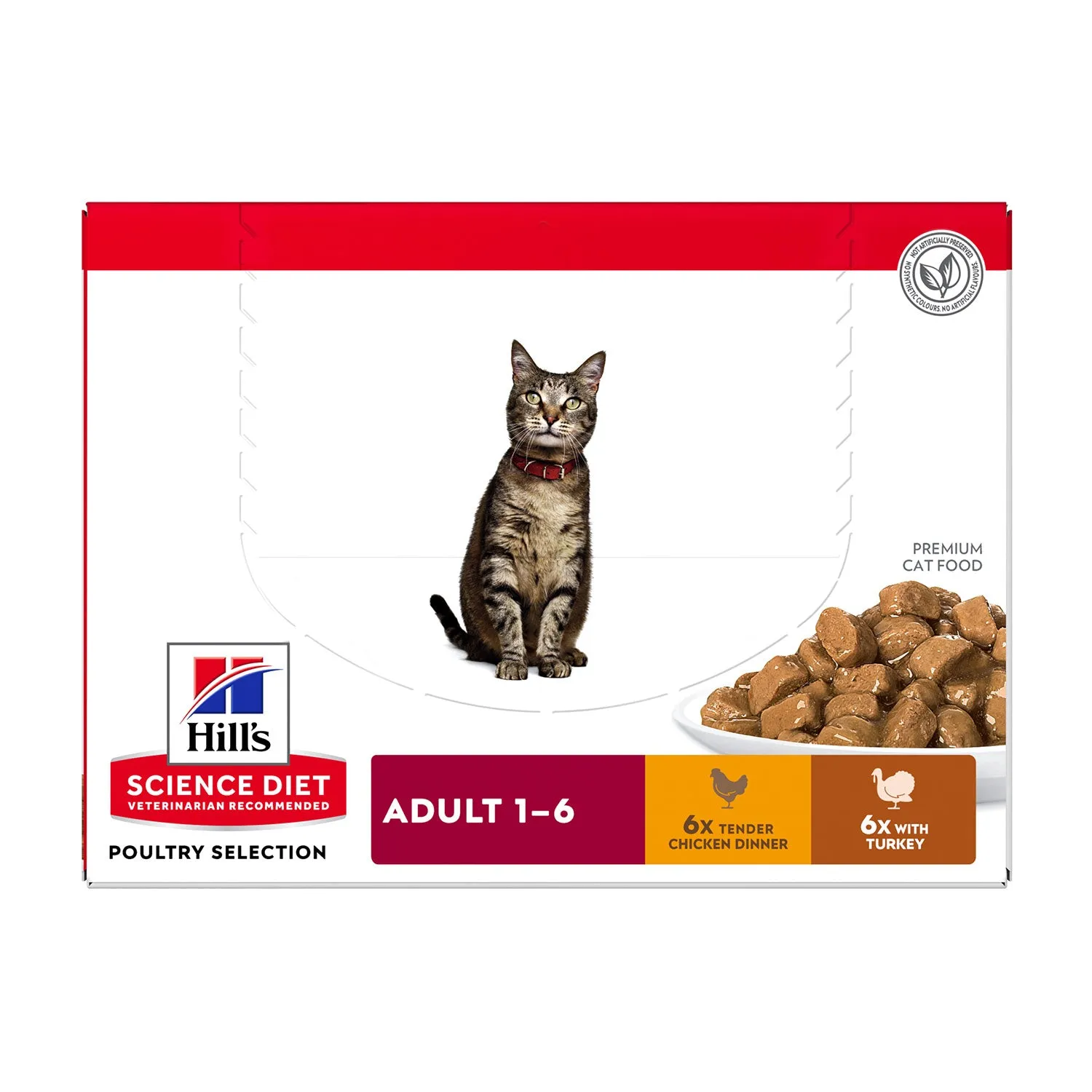 Hills Science Diet Poultry Selection Variety Pack Adult Wet Cat Food 12 x 85g