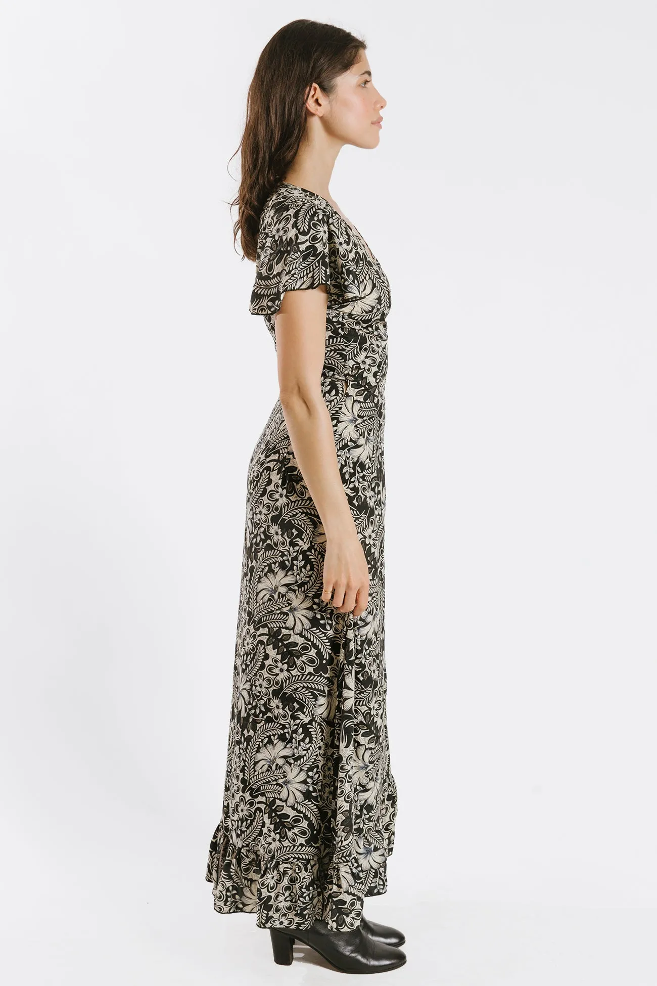 Hiya Wrap Midi Dress