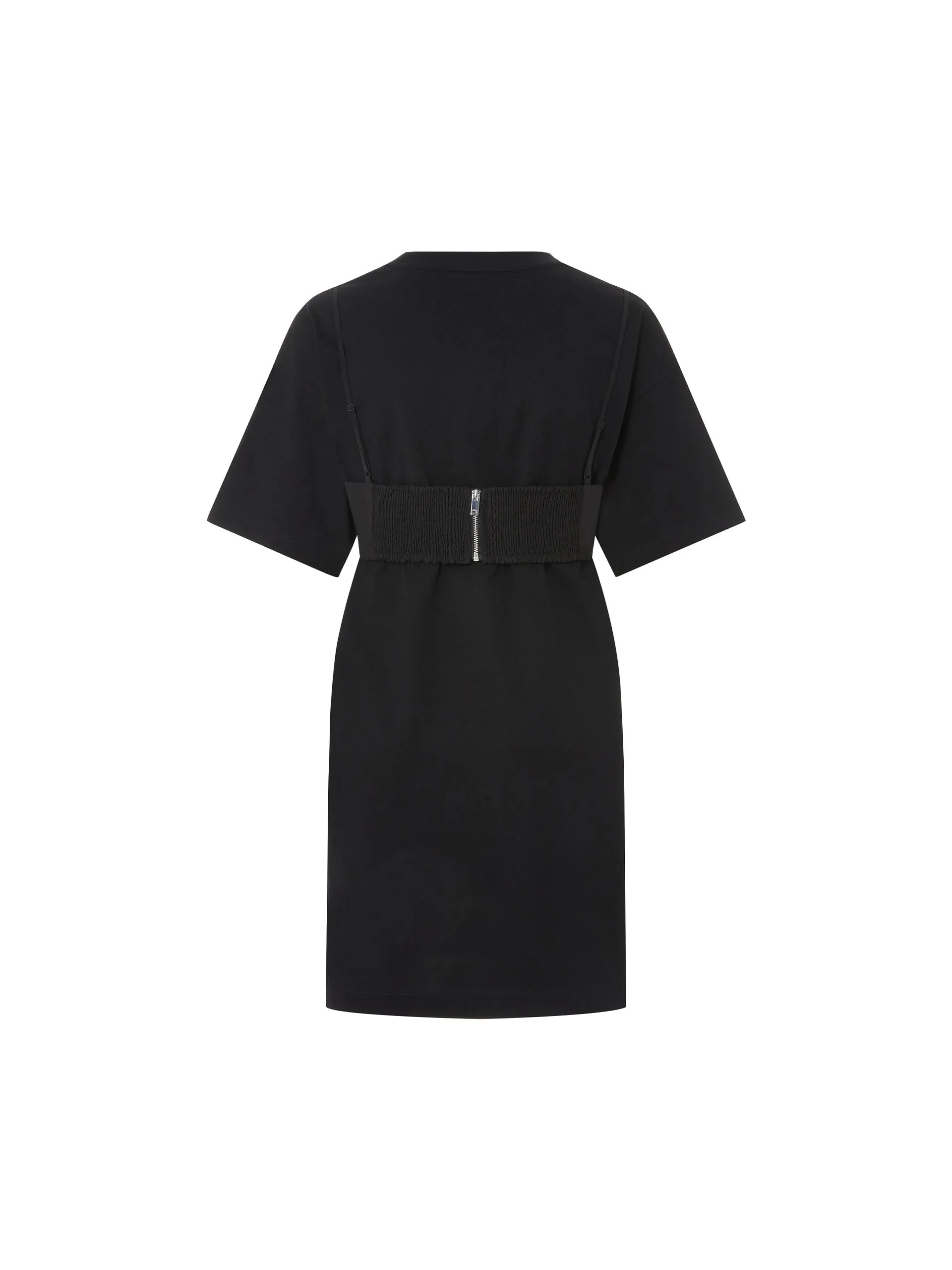 HOT SALE Detachable Slip Bow Cotton T-shirt Dress