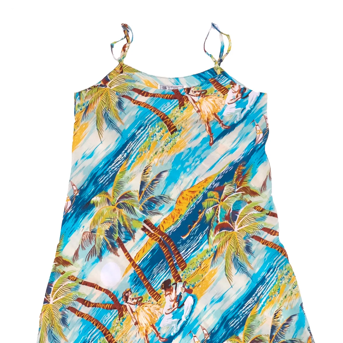 Hula (Slip Dress) - Teal