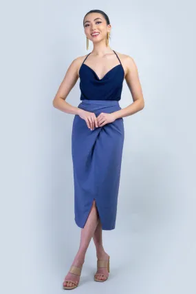 Indigo Blue Indo Wrap Skirt/Dress