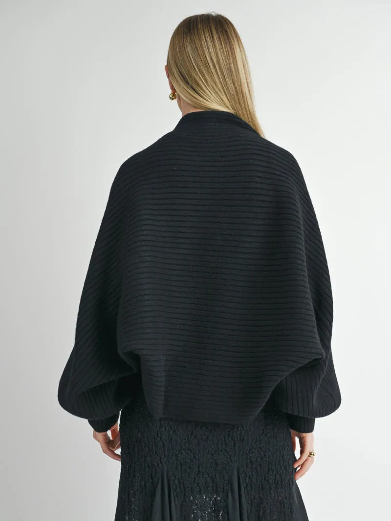 Isadora Sweater Bolero Shrug - Black