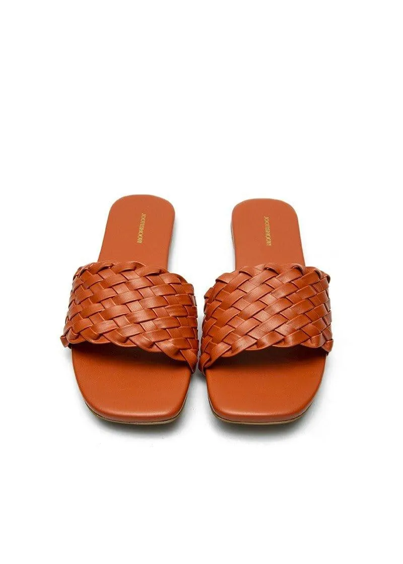 JootiShooti - Orange Weave Slides