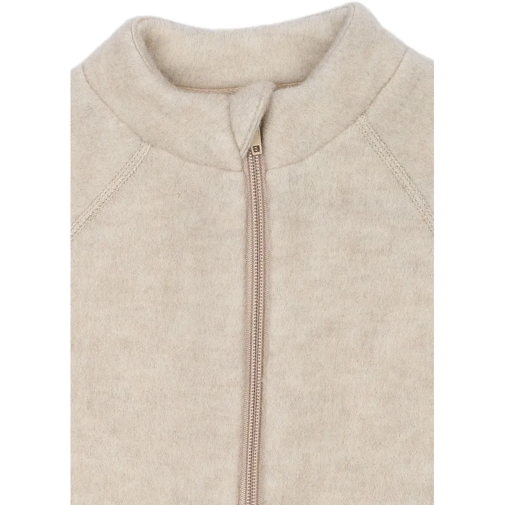 Junior Wool Jacket - Melange Offwhite