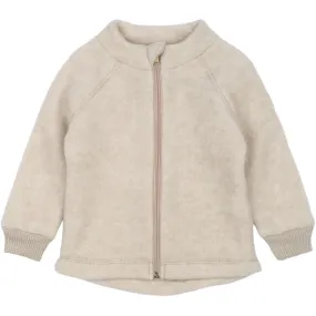 Junior Wool Jacket - Melange Offwhite