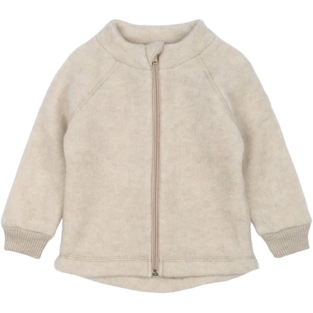 Junior Wool Jacket - Melange Offwhite