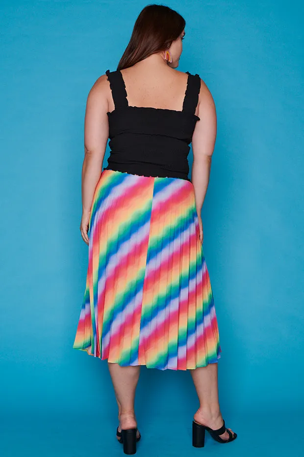 Kansas Fluro Rainbow Skirt