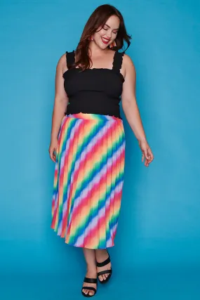 Kansas Fluro Rainbow Skirt