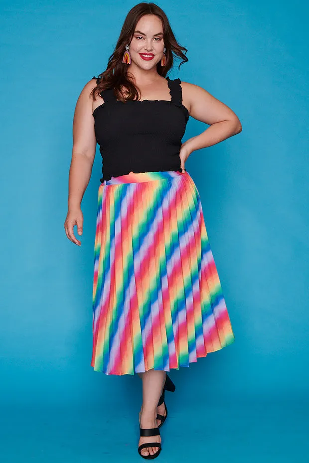 Kansas Fluro Rainbow Skirt