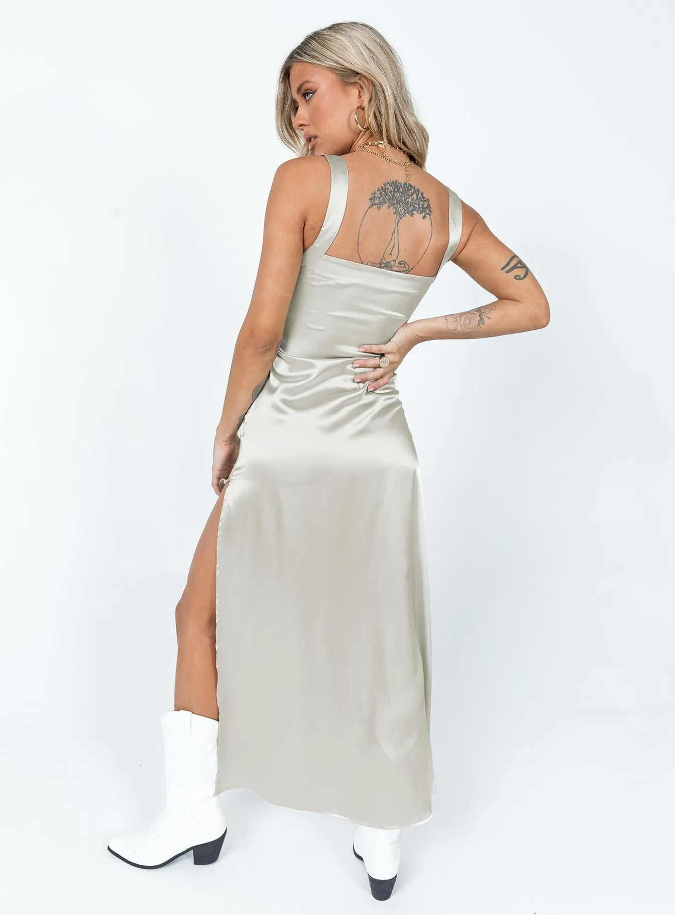 Kurt Maxi Slip Maxi Dress Champagne