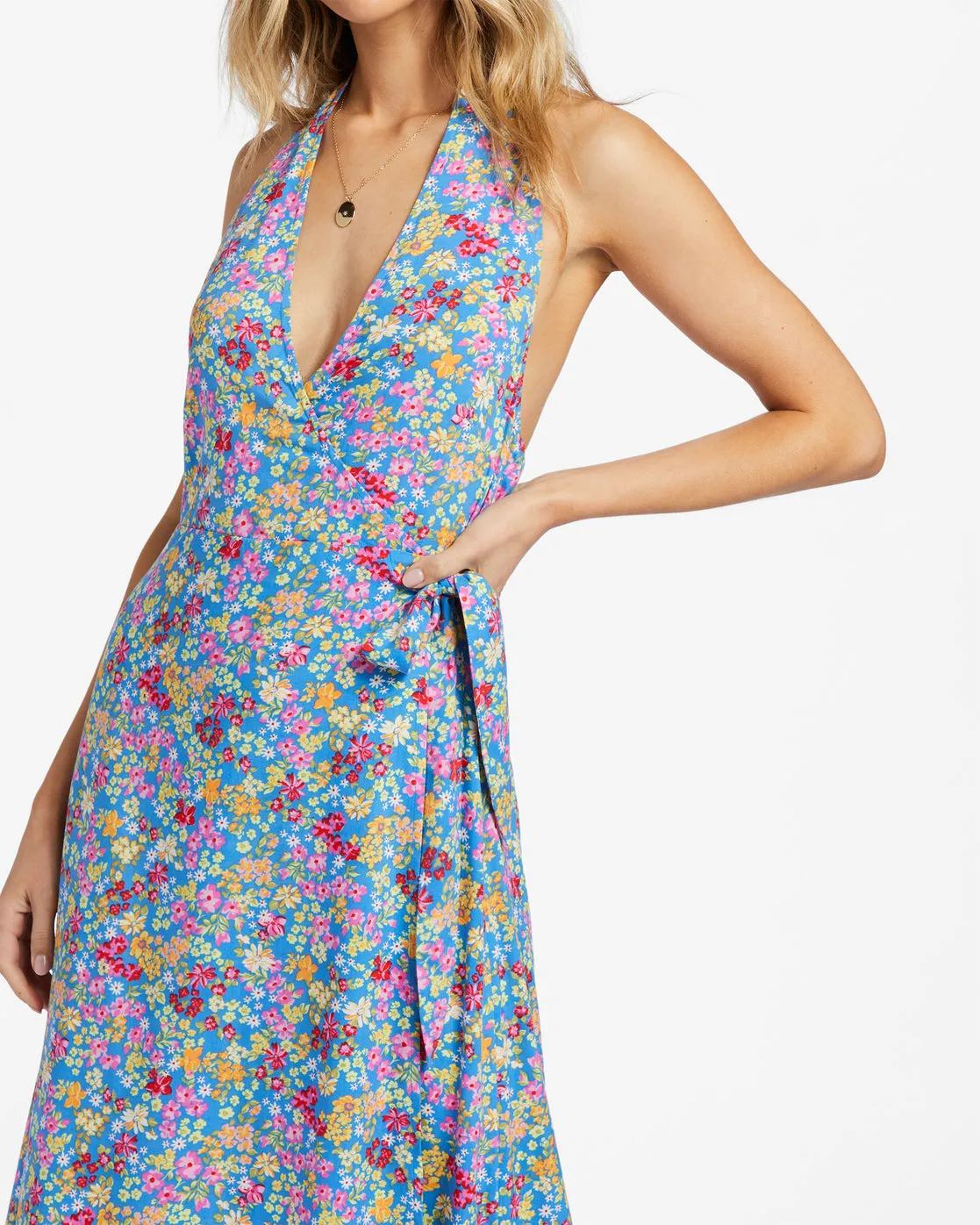 Lets Hang Midi Dress - Seaside