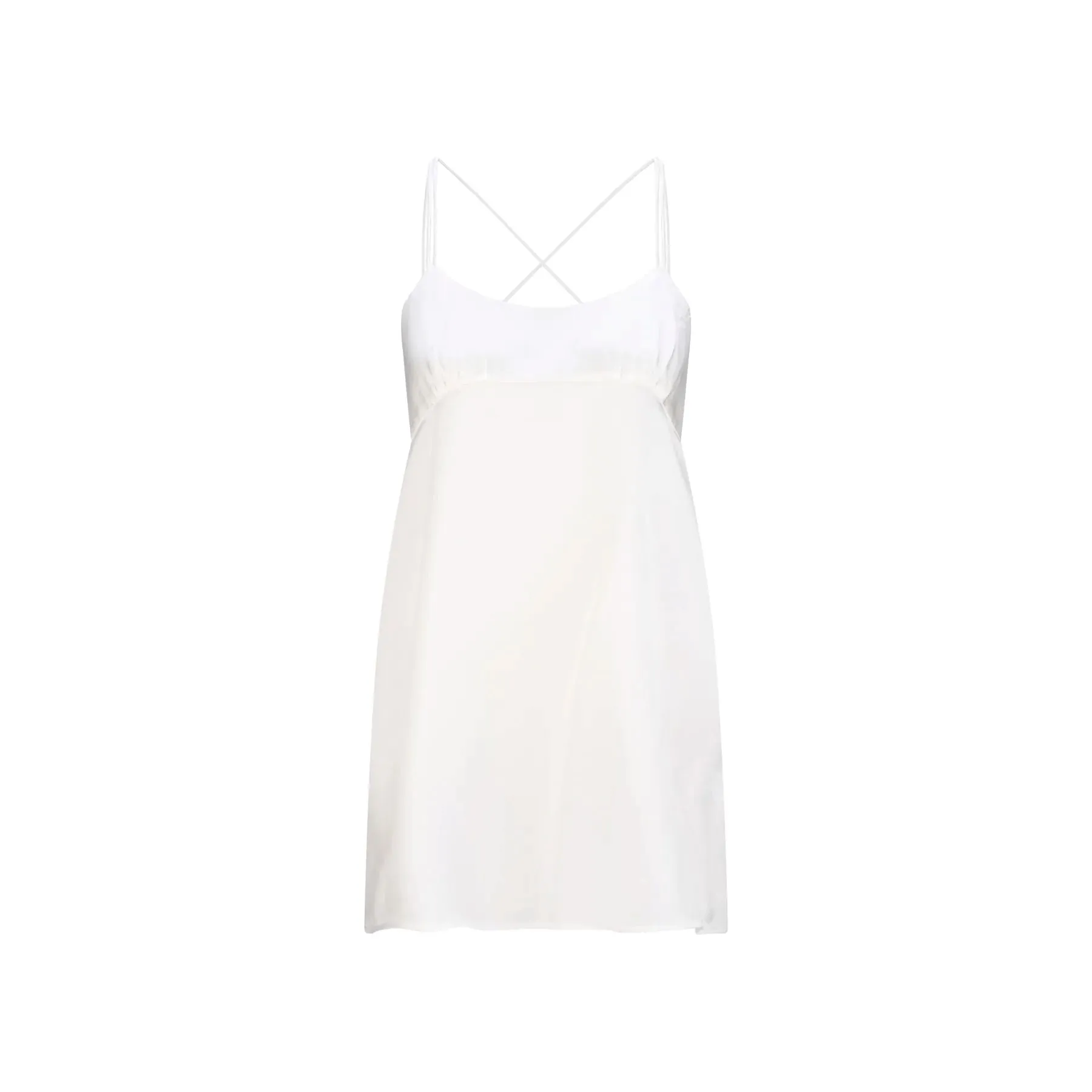 Lilly Pilly Ella Silk Slip Dress - Ivory